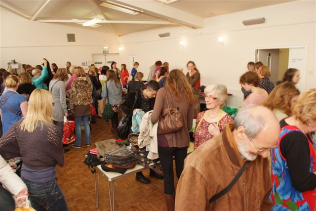 Picture of people at the 2011 Clothes Swop