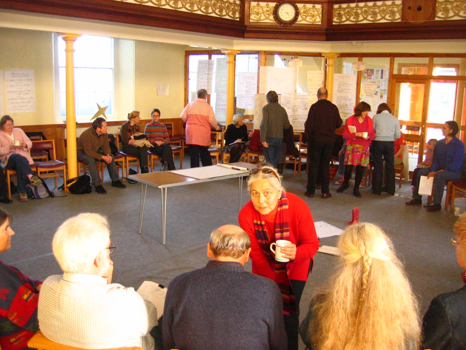 Photograph taken at the Climate Action Group Open Space workshop on 9th February 2008