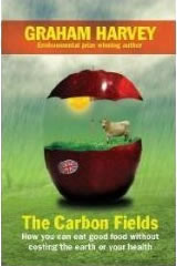 Book cover for "The Carbon Fields" by Graham Harvey