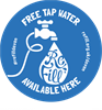Any premises displaying this logo will refill your water bottle free of charge